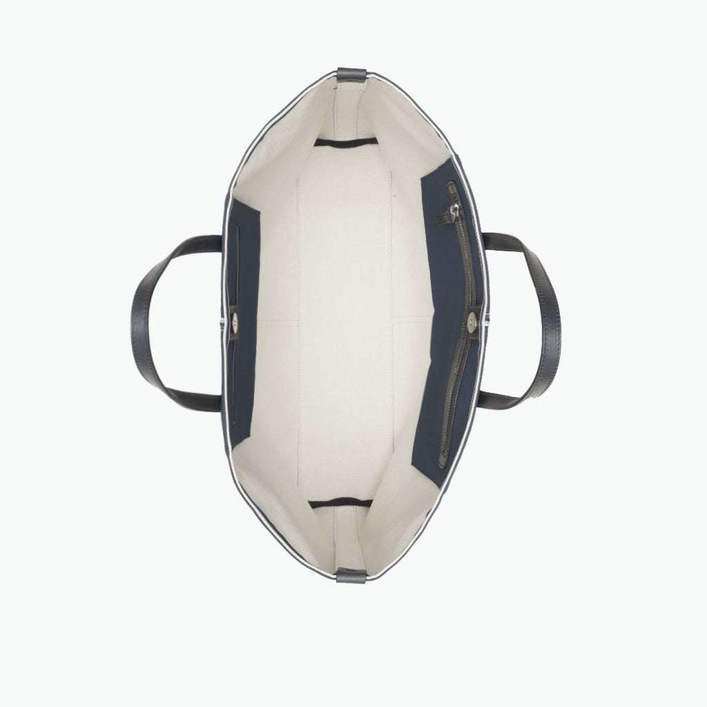 Carlotta Large Tote Canvas and Leather - Nosetta