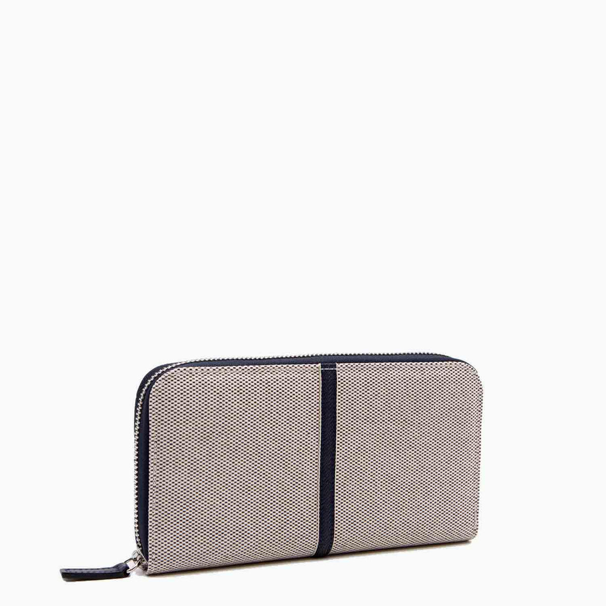 Mia Wallet Cotton Tweed and Leather - Nosetta