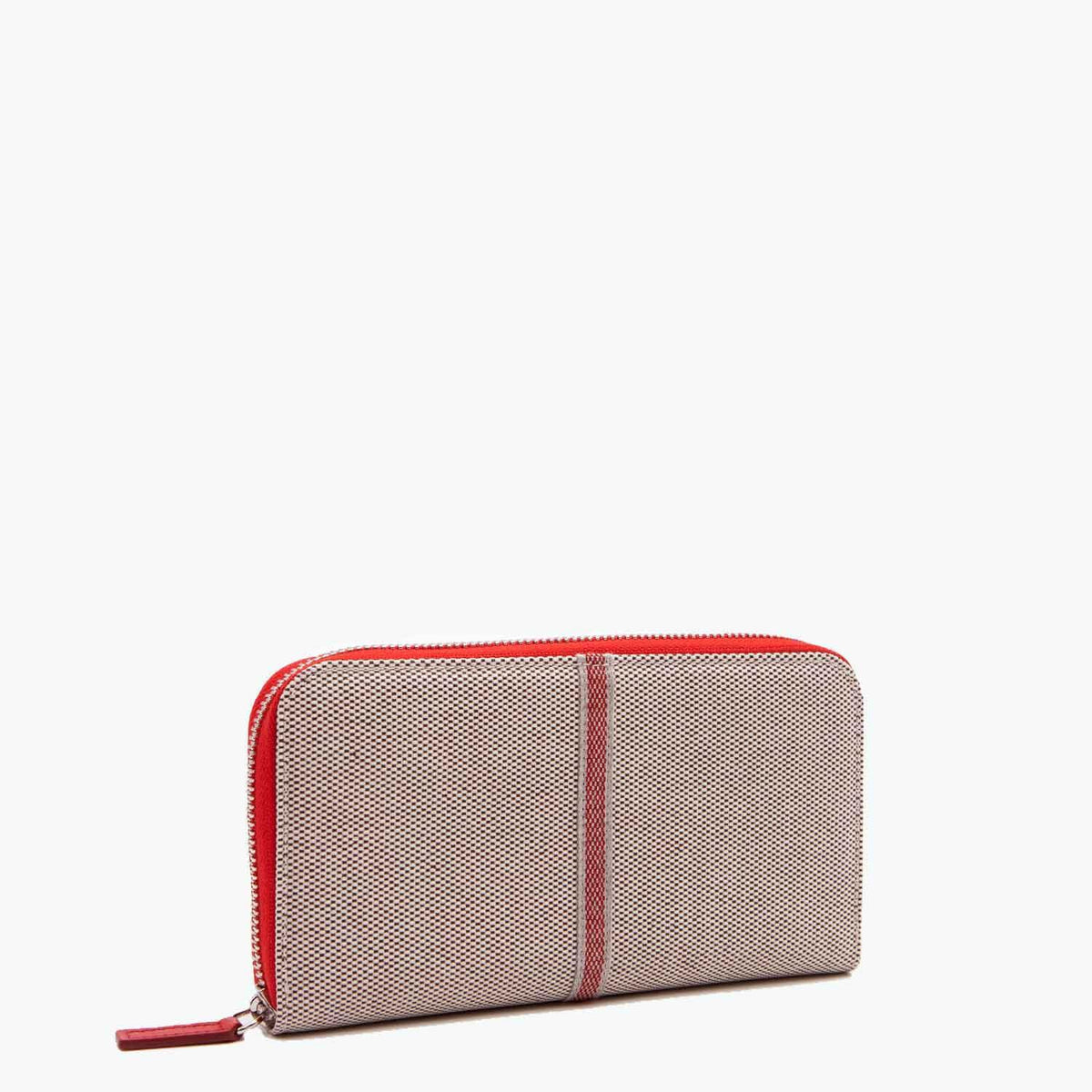 Mia Wallet Cotton Tweed and Leather - Nosetta