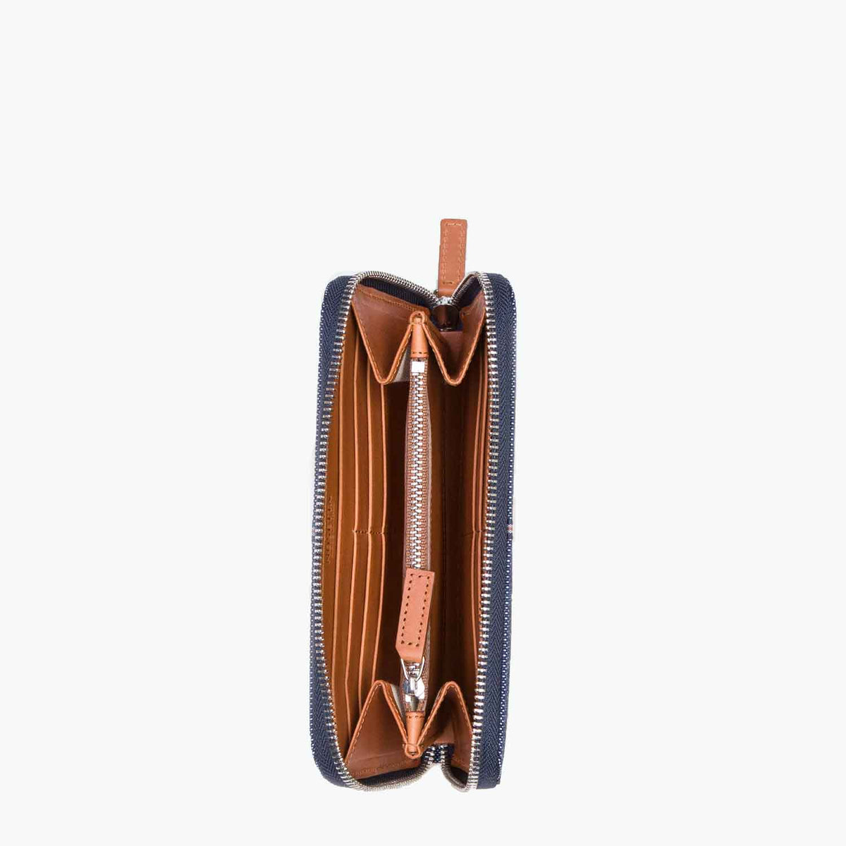 Mia Wallet Denim and Leather